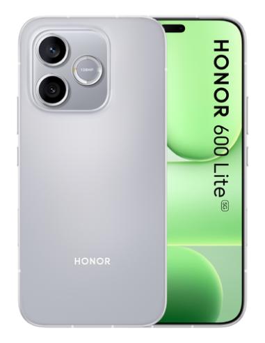 Honor 600 Lite 16,8 cm (6.6") SIM doble Android 16.0 5G USB Tipo C 8 GB 256 GB 6520 mAh Gris