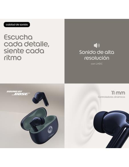 Motorola moto buds 2 plus Auriculares Inalámbrico Dentro de oído Llamadas/Música Bluetooth Azul