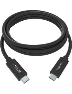 Vision TC 1MUSBC/BL cable USB USB 3.2 Gen 1 (3.1 Gen 1) 1 m USB C 5 Gbit/s Negro
