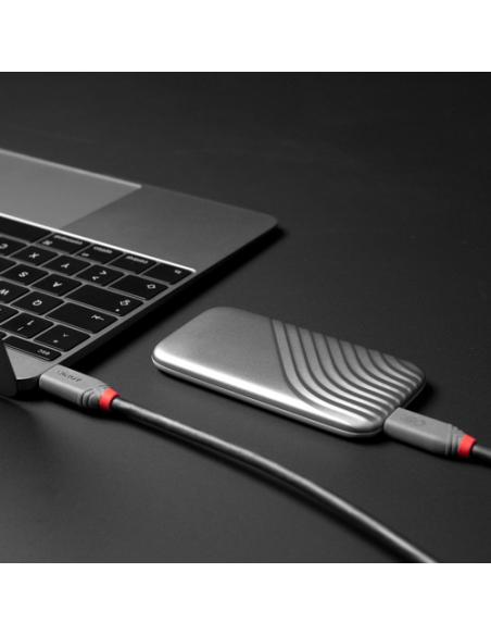 Lindy 36957 cable USB USB4 Gen 3x2 1,5 m USB C 40 Gbit/s 240 W Negro