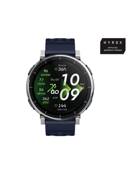 Amazfit W2558GL2N Relojes inteligentes y deportivos 3,35 cm (1.32") AMOLED Digital 466 x 466 Pixeles Pantalla táctil Plata GPS (