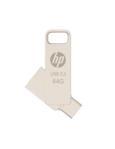 PNY HP x206C unidad flash USB 64 GB USB Type-A / USB Type-C 3.2 Gen 1 (3.1 Gen 1) Plata