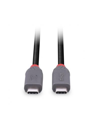 Lindy 36958 cable USB USB4 Gen 3x2 2 m USB C 40 Gbit/s 240 W Negro