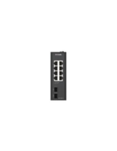 D-Link DIS-100G-10 switch No administrado L2 Gigabit Ethernet (10/100/1000) Carril DIN Negro