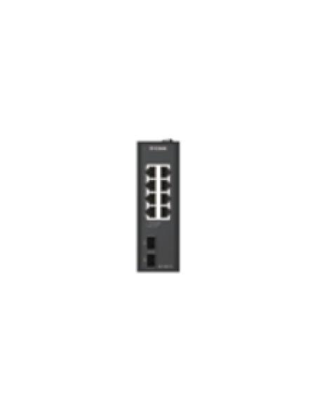 D-Link DIS-100G-10 switch No administrado L2 Gigabit Ethernet (10/100/1000) Carril DIN Negro