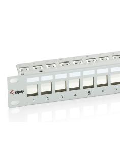 Equip 767124 panel de parcheo 1U 2
