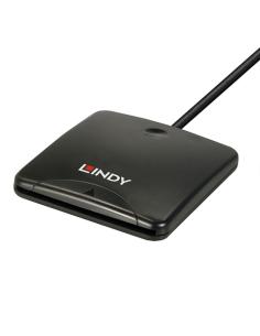 Lindy 43407 lector de tarjeta magnética USB Negro