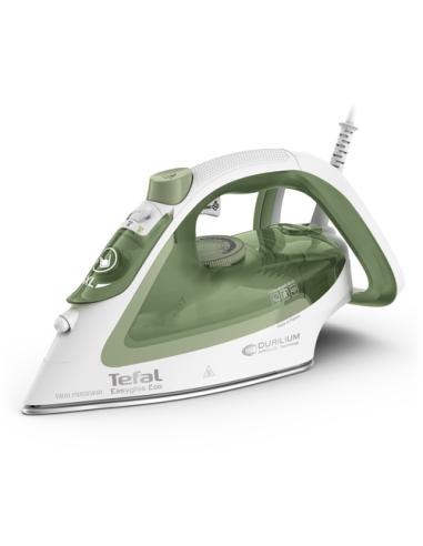 Tefal Easygliss Eco FV5781 Plancha vapor-seco Suela de Durilium Airglide 2800 W Blanco, Verde