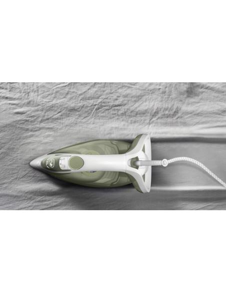 Tefal Easygliss Eco FV5781 Plancha vapor-seco Suela de Durilium Airglide 2800 W Blanco, Verde