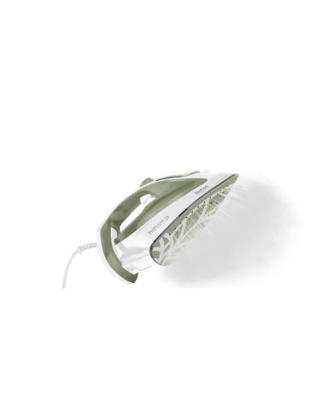 Tefal Easygliss Eco FV5781 Plancha vapor-seco Suela de Durilium Airglide 2800 W Blanco, Verde