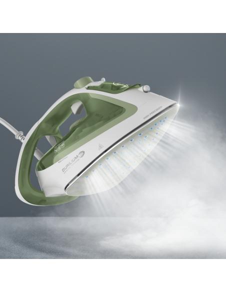 Tefal Easygliss Eco FV5781 Plancha vapor-seco Suela de Durilium Airglide 2800 W Blanco, Verde