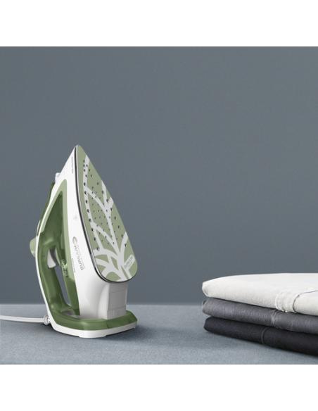 Tefal Easygliss Eco FV5781 Plancha vapor-seco Suela de Durilium Airglide 2800 W Blanco, Verde