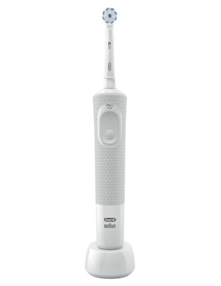 Braun Oral-B Vitality 100 Starter Pack Adulto Cepillo dental oscilante Blanco, Gris