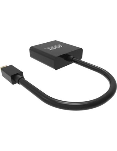 Vision TC-MDPVGA/BL adaptador de cable de vídeo Mini DisplayPort VGA (D-Sub) Negro