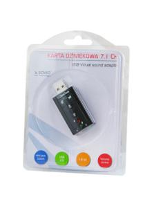 Savio AK-01 tarjeta de audio 7.1 canales USB 2
