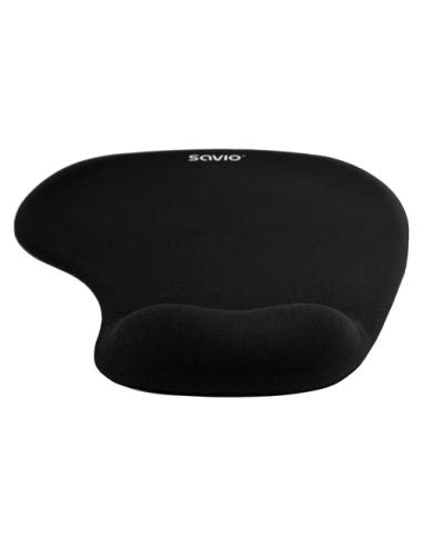 Savio MP-01B mouse pad black Negro