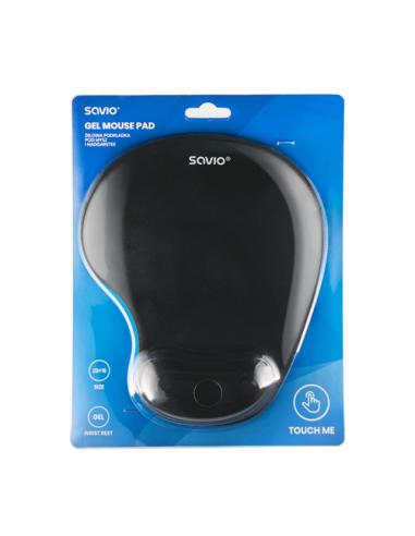 Savio MP-01B mouse pad black Negro