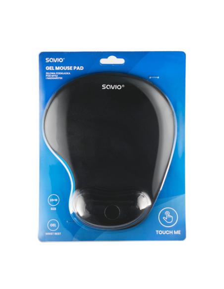 Savio MP-01B mouse pad black Negro