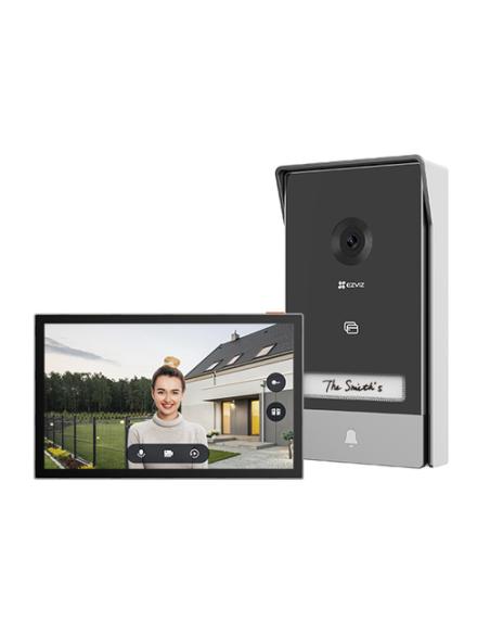 EZVIZ HP7 sistema de intercomunicación de video 17,8 cm (7") Negro, Plata