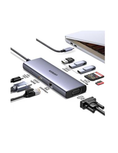 Ugreen Revodok USB-C 6-IN-1 Hub met 4K HDMI USB Tipo C 10000 Mbit/s
