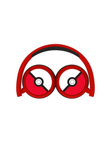 OTL Technologies Pokémon PK1000 auricular y casco Auriculares Inalámbrico y alámbrico Diadema Juego USB Tipo C Bluetooth Rojo, B