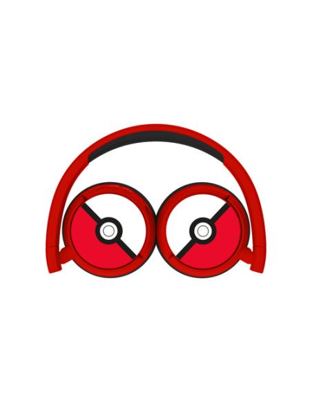 OTL Technologies Pokémon PK1000 auricular y casco Auriculares Inalámbrico y alámbrico Diadema Juego USB Tipo C Bluetooth Rojo, B