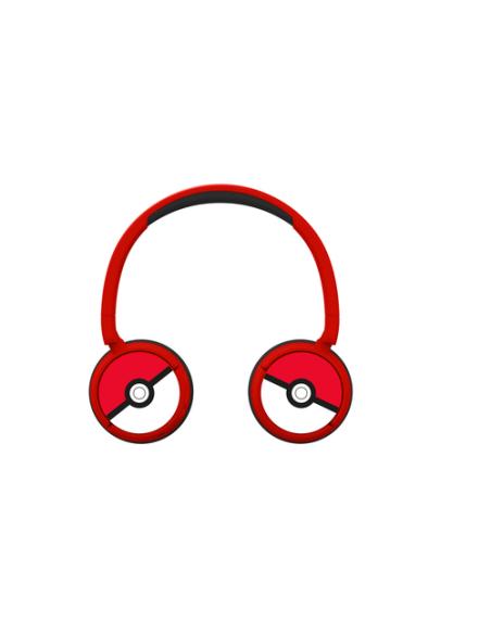 OTL Technologies Pokémon PK1000 auricular y casco Auriculares Inalámbrico y alámbrico Diadema Juego USB Tipo C Bluetooth Rojo, B