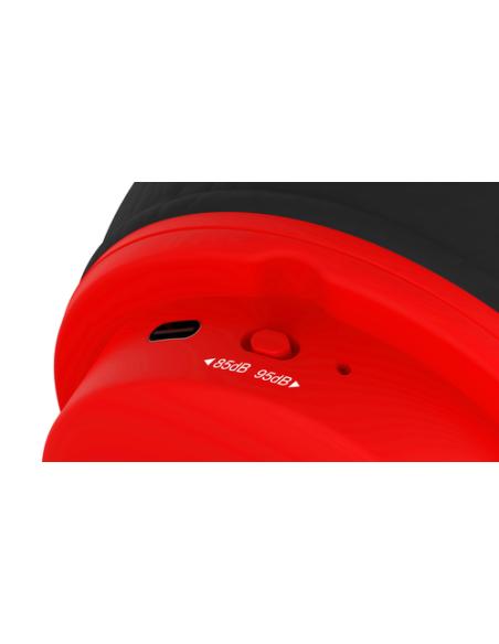 OTL Technologies Pokémon PK1000 auricular y casco Auriculares Inalámbrico y alámbrico Diadema Juego USB Tipo C Bluetooth Rojo, B