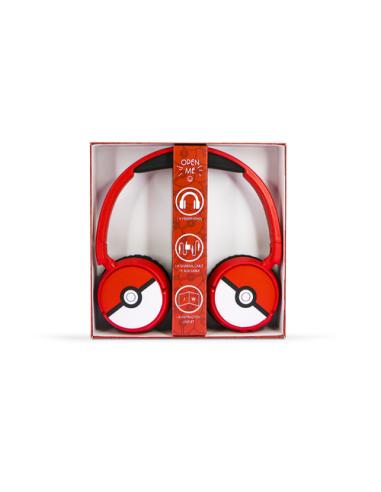 OTL Technologies Pokémon PK1000 auricular y casco Auriculares Inalámbrico y alámbrico Diadema Juego USB Tipo C Bluetooth Rojo, B