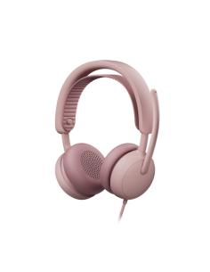 Logitech Zone Wired 2 Auriculares Alámbrico Diadema Llamadas/Música USB Type-C / USB Type-A Rosa