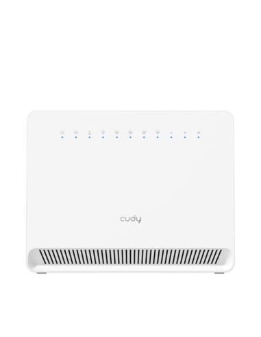 Cudy 4G Cat 6 AC1200 Wi-Fi Router, LT700E 1.0 router inalámbrico Gigabit Ethernet Doble banda (2,4 GHz / 5 GHz) Blanco
