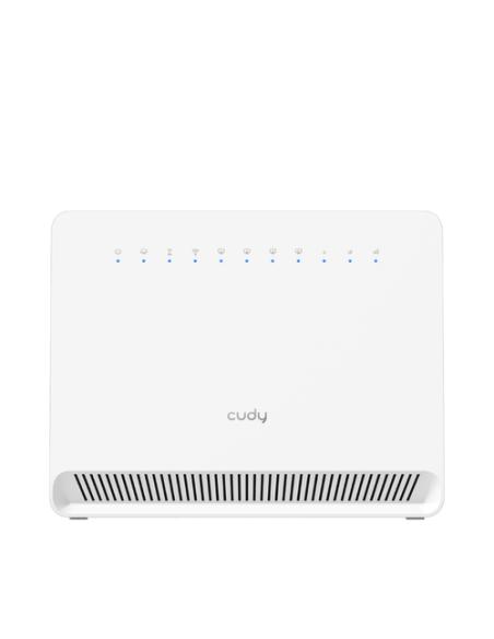 Cudy 4G Cat 6 AC1200 Wi-Fi Router, LT700E 1.0 router inalámbrico Gigabit Ethernet Doble banda (2,4 GHz / 5 GHz) Blanco