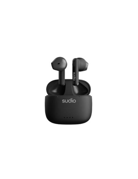 Sudio A1BLK auricular y casco Auriculares True Wireless Stereo (TWS) Dentro de oído Llamadas/Música USB Tipo C Bluetooth Negro
