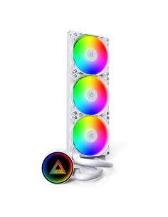 Montech LightFlow ARGB 360 Procesador Sistema de refrigeración líquida todo en uno 12 cm Blanco 1 pieza(s)