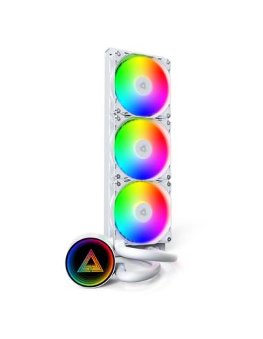 Montech LightFlow ARGB 360 Procesador Sistema de refrigeración líquida todo en uno 12 cm Blanco 1 pieza(s)