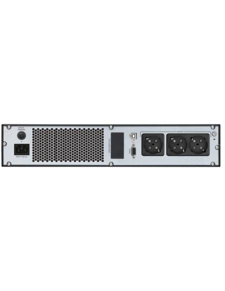 FSP Champ Rack 1K sistema de alimentación ininterrumpida (UPS) Doble conversión (en línea) 1 kVA 900 W 3 salidas AC