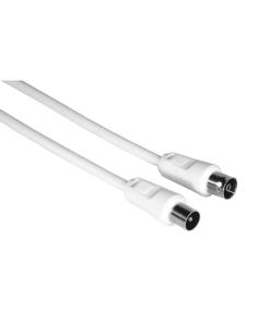 Hama 00205029 cable coaxial 3 m Blanco