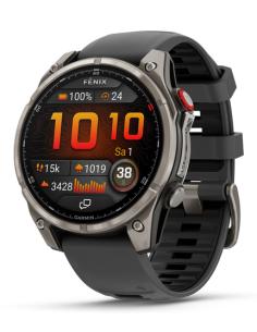 Garmin fēnix 8 Pro 3,56 cm (1.4") AMOLED 47 mm Digital 454 x 454 Pixeles Pantalla táctil Grafito, Titanio Wifi GPS (satélite)
