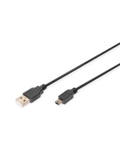 Digitus Cable de conexión USB-A - Mini-B, 1 m