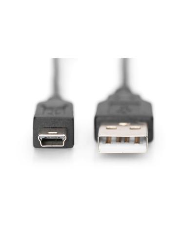 Digitus Cable de conexión USB-A - Mini-B, 1 m