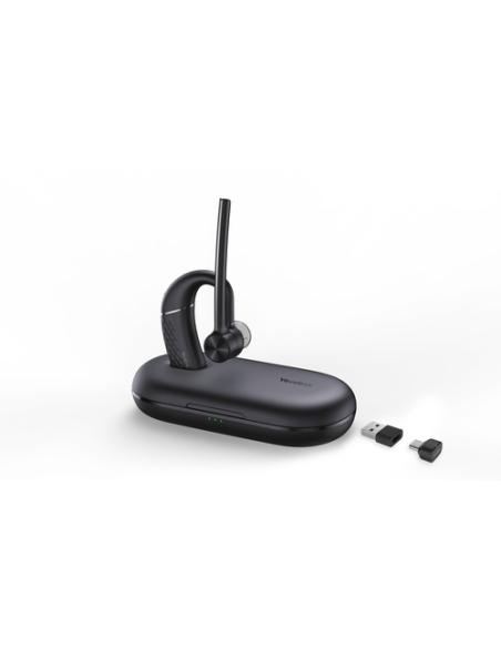 Yealink BH71 Pro USB-C/A Headset Auriculares Inalámbrico gancho de oreja Oficina/Centro de llamadas USB Tipo C Bluetooth Negro