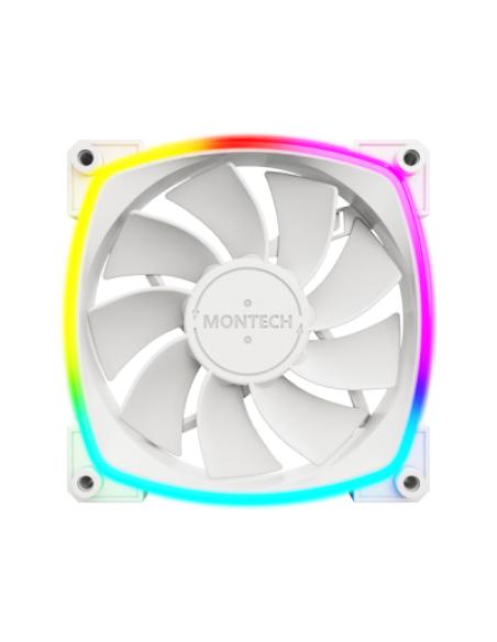 Montech RX120 PWM Carcasa del ordenador Ventilador 12 cm Blanco 1 pieza(s)
