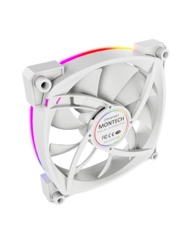 Montech RX120 PWM Carcasa del ordenador Ventilador 12 cm Blanco 1 pieza(s)