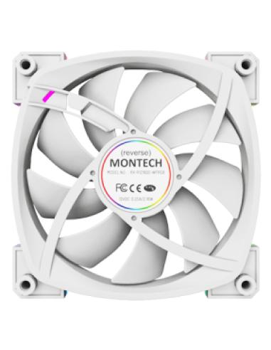 Montech RX120 PWM Carcasa del ordenador Ventilador 12 cm Blanco 1 pieza(s)
