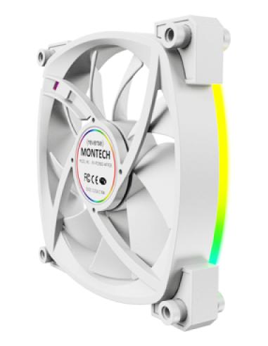 Montech RX120 PWM Carcasa del ordenador Ventilador 12 cm Blanco 1 pieza(s)