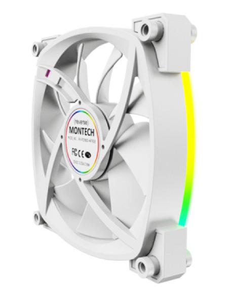 Montech RX120 PWM Carcasa del ordenador Ventilador 12 cm Blanco 1 pieza(s)