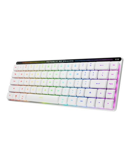 ASUS ROG Falchion RX Low Profile teclado Juego USB + RF Wireless + Bluetooth QWERTZ Blanco