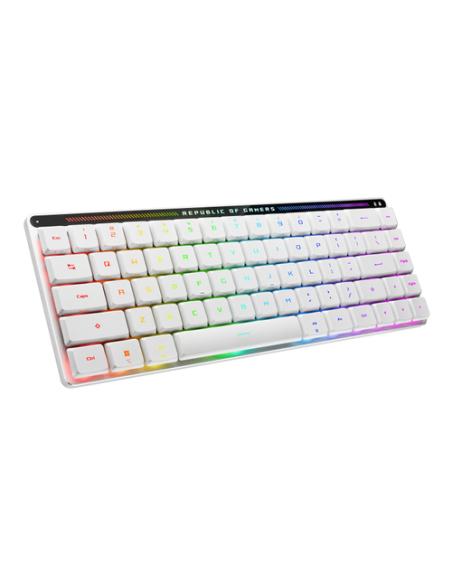 ASUS ROG Falchion RX Low Profile teclado Juego USB + RF Wireless + Bluetooth QWERTZ Blanco