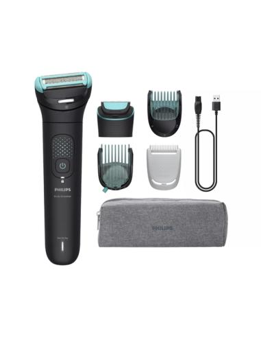 Philips 7000 series Body Groomer BG7470/15 Cabezal flexible 2D y sistema de recorte y afeitado