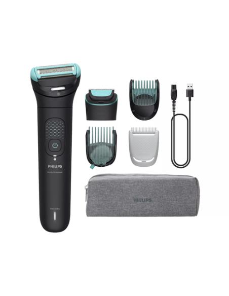 Philips 7000 series Body Groomer BG7470/15 Cabezal flexible 2D y sistema de recorte y afeitado
